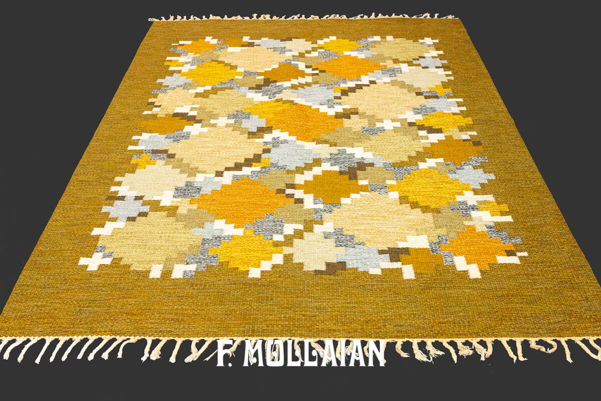 Scandinavian Rug Rollakan Ingered Silow n°:179704